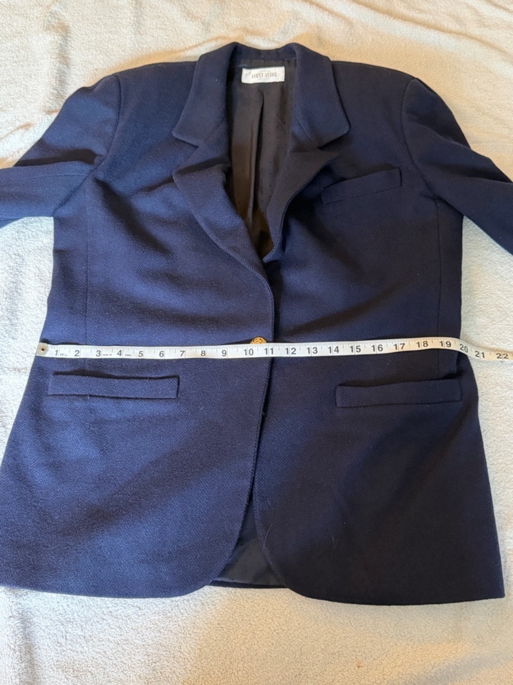 First Issue American Design | Vintage Navy Blazer | M - Picture 13 of 16
